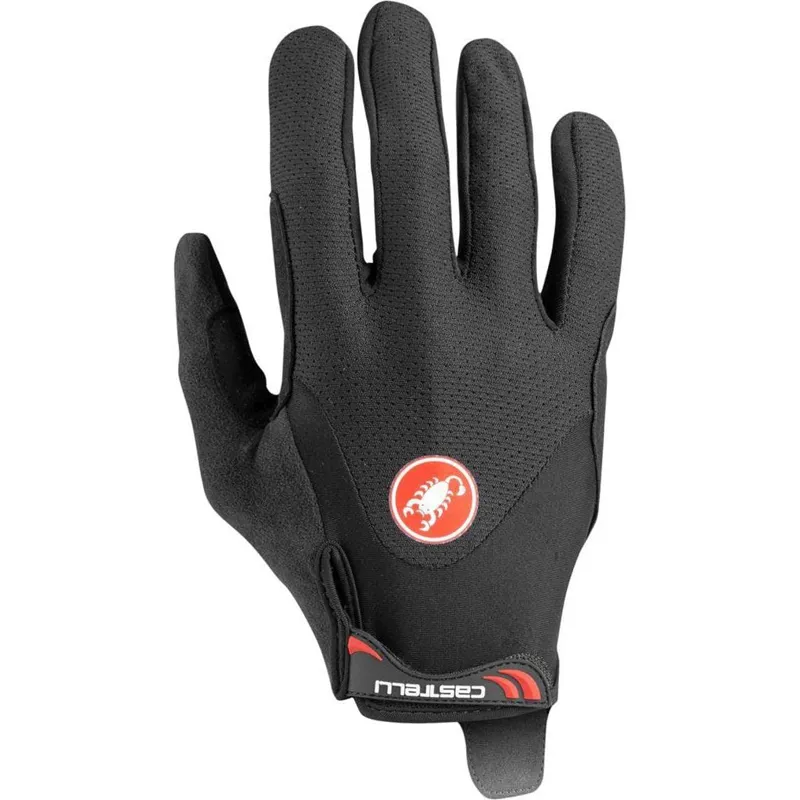 Castelli Arenberg Gel Long Finger Gloves in Black