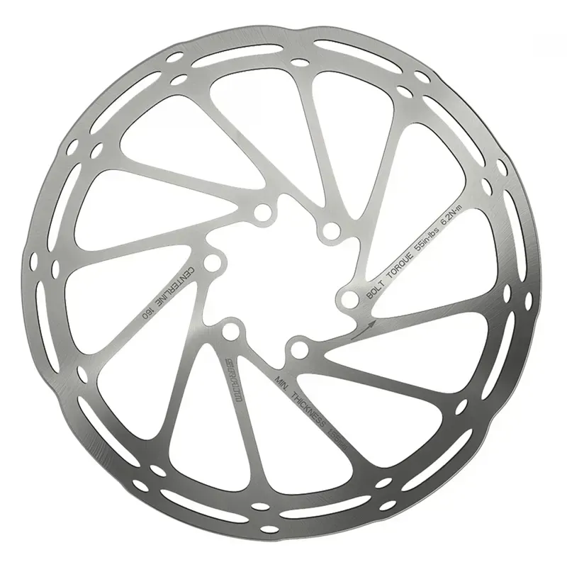 SRAM Rotor Centerline CenterLock Rounded 1.85mm: BLACK