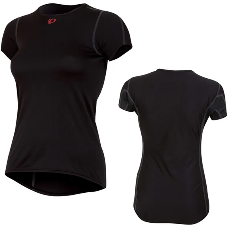 Pearl Izumi Transfer Short Sleeved Womens Baselayer in Black