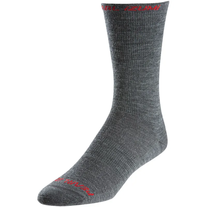 Pearl Izumi Elite Tall Wool Socks in Grey