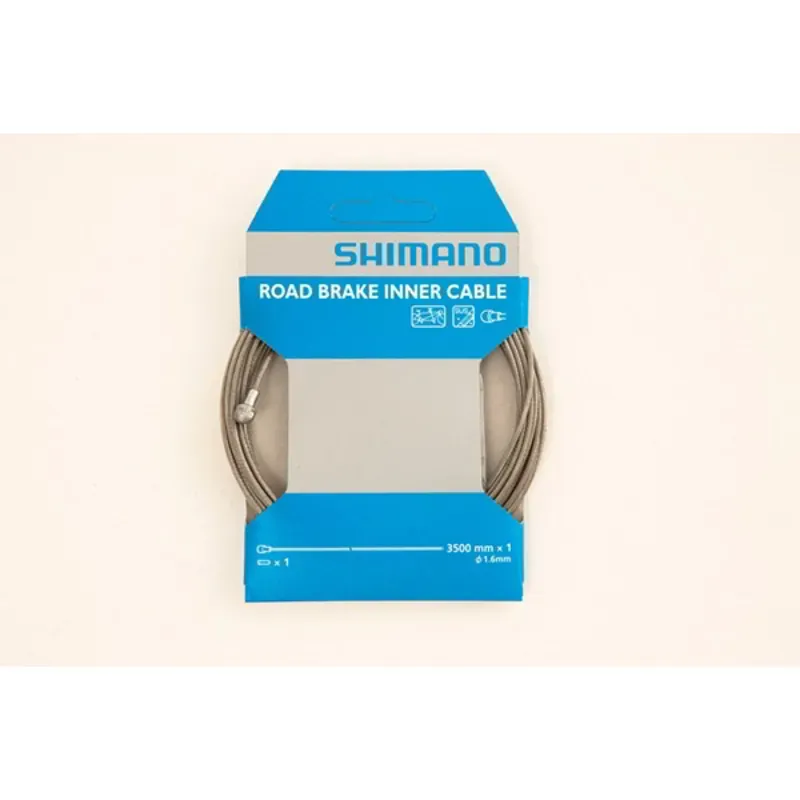 Shimano Spares Road/Tandem Stainless Steel Brake Inner Cable in Silver