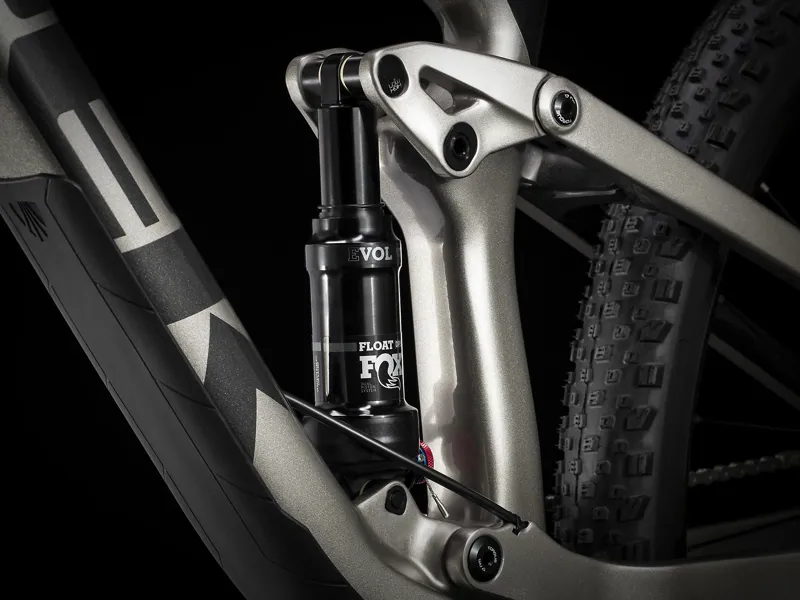 Trek Top Fuel 9.7 NX Carbon FS Mountain Bike - Silver-4