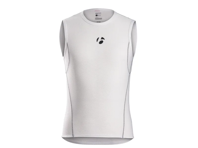 2019 Bontrager B1 Sleeveless Baselayer in White