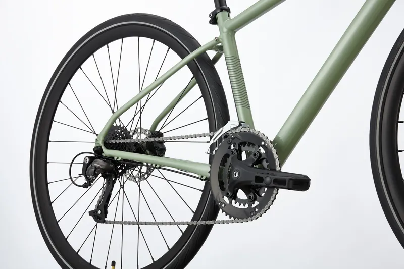 2021 Cannondale Quick Disc 1 Womens Hybrid Bike in Brown-6