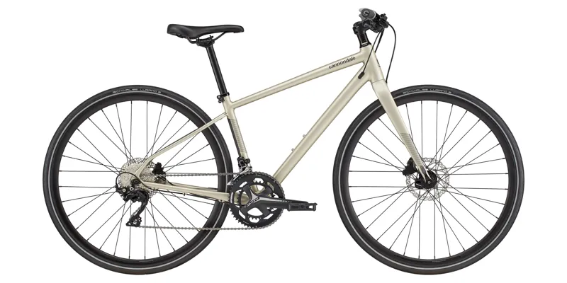 2021 Cannondale Quick Disc 1 Womens Hybrid Bike in Brown