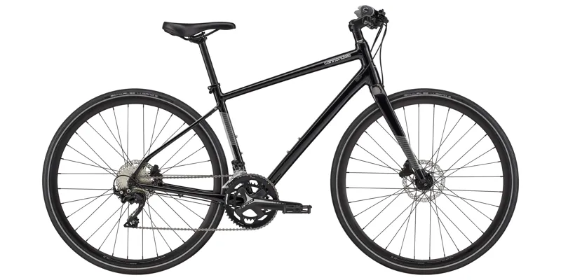2021 Cannondale Quick Disc 1 Hybrid Bike in Black