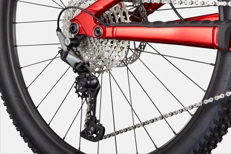 Cannondale Habit 4 Trail Bike in Candy Red-3