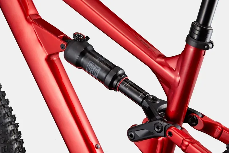 Cannondale Habit 4 Trail Bike in Candy Red-4