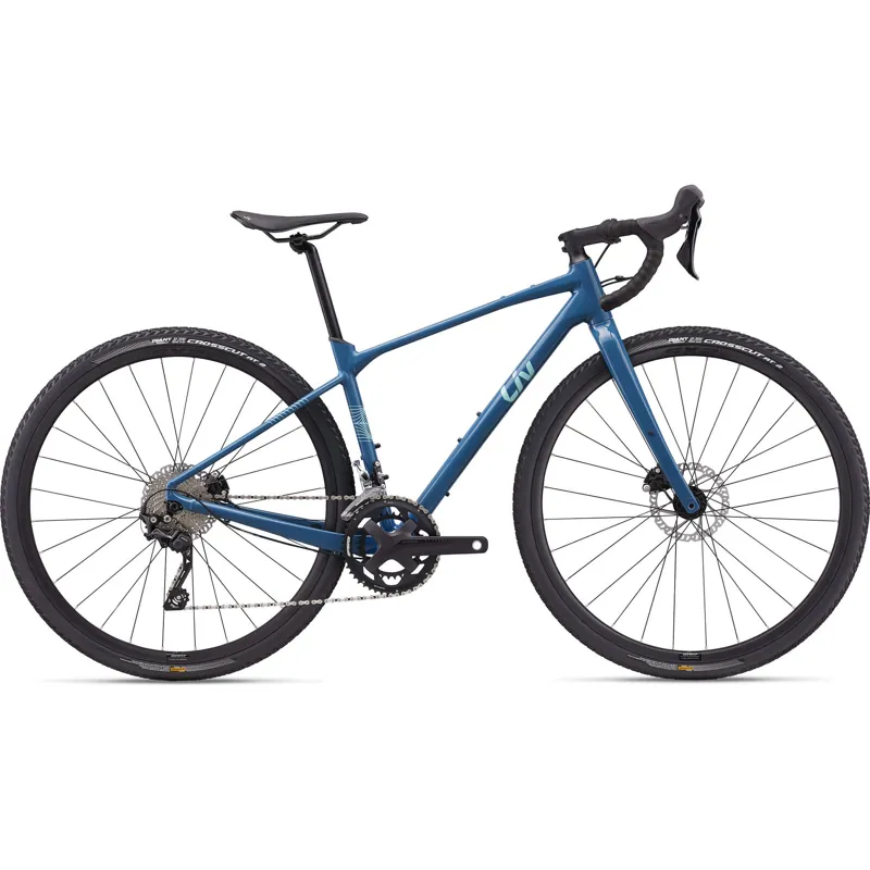 2022 Liv Devote 1 Gravel Road Bike in Greyish Blue