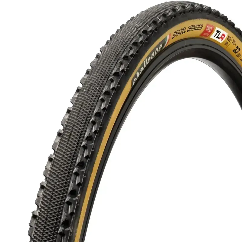 Challenge Gravel Grinder Pro Handmade TLR Gravel Tyre in Brown-2