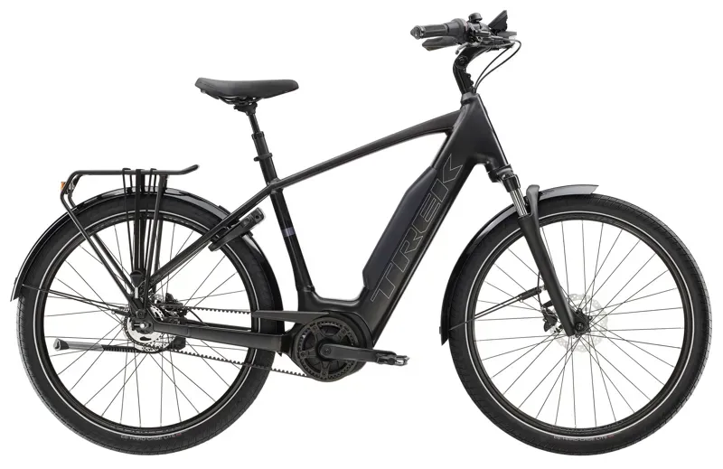 Trek District+ 4 400Wh In Black Satin-1
