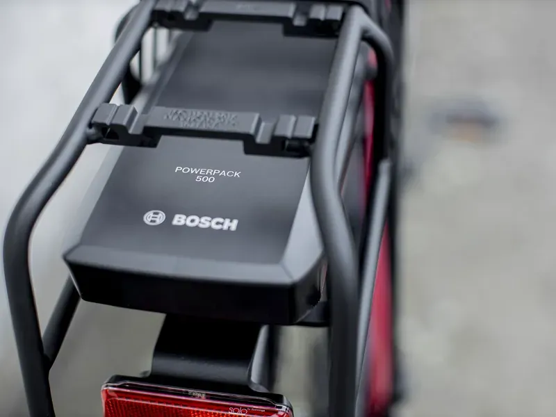  Trek District+ 4 500wh Lowstep eHybrid Bike in Red-9