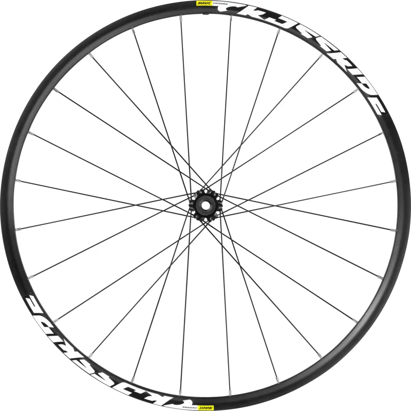 Mavic Crossride FTS-X 27.5-inch 15/9x100mm Front Wheel in Black