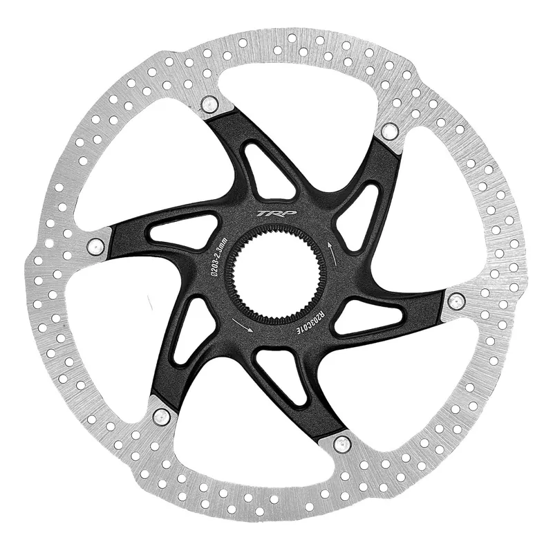 TRP TRP-25 Centerlock 1.8mm Disc Brake Rotor in Black/Silver-4