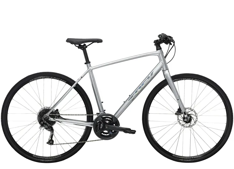 Trek FX Disc Hybrid Bike in Quicksilver