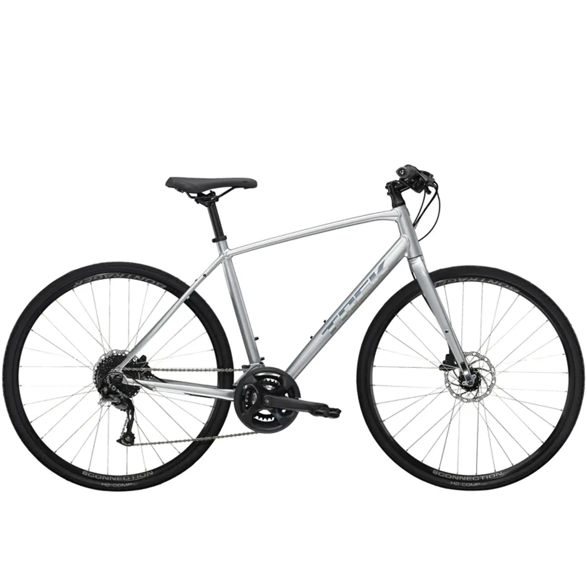 Trek FX Disc Hybrid Bike in Quicksilver1