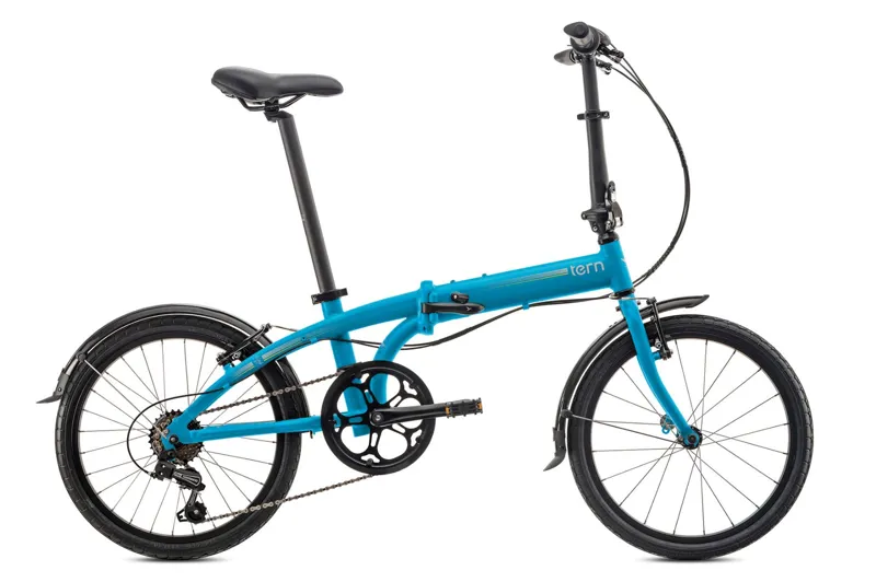 Tern Link B7 Folding Bike in Blue