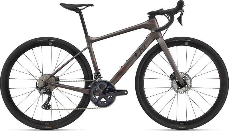 Liv Avail Advanced Pro 2 Carbon Road Bike in Matte Metal/Black
