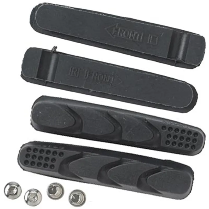 Aztec Campagnolo Road Brake Block Inserts in Black