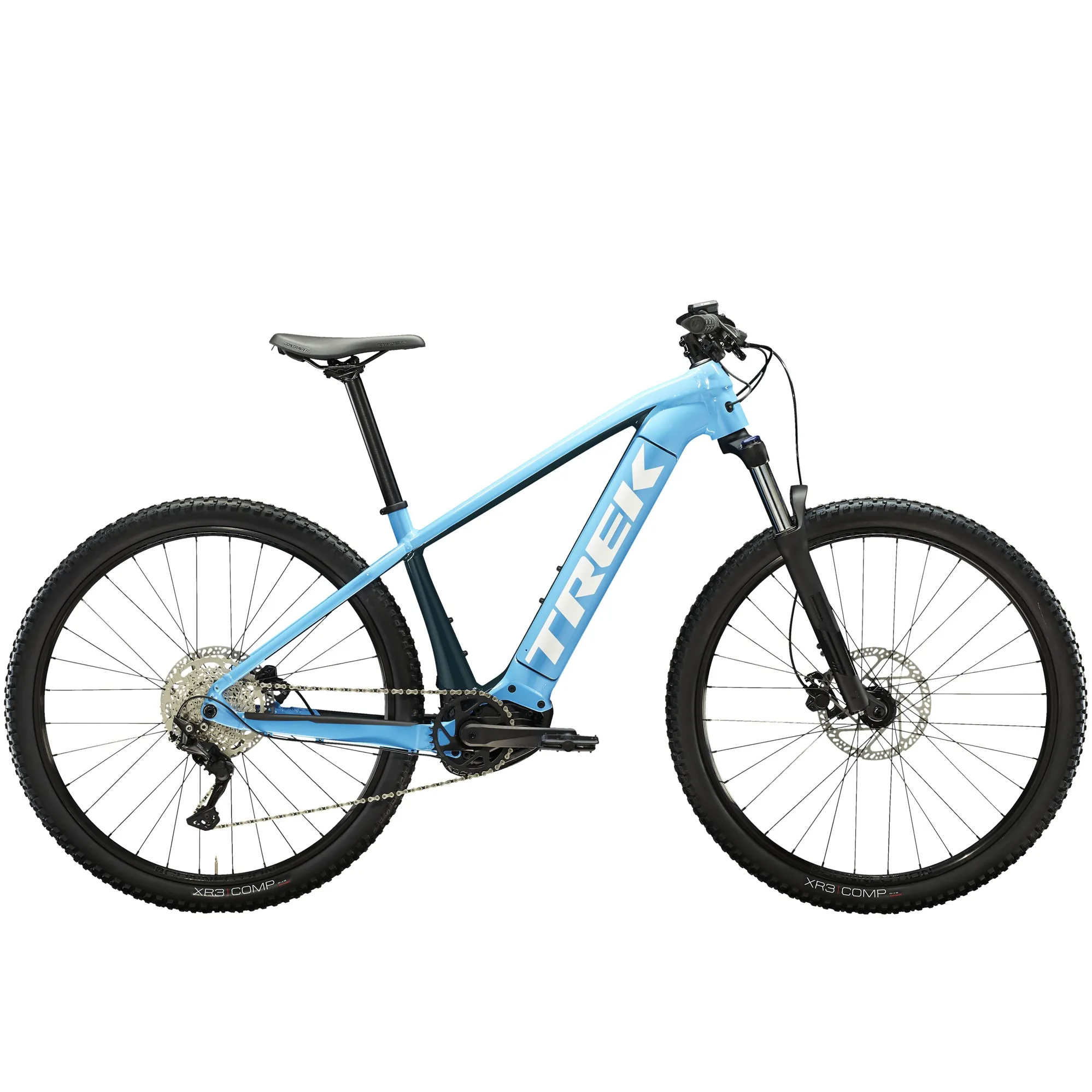 2023 Trek Powerfly4 625w Hardtail eMountain Bike in Azure/Navy