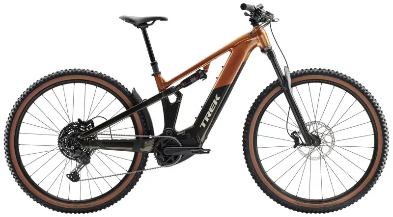 Trek Powerfly FS+ 4 Gen 4 E-Mountain Bike In Pennyflake/Black Olive