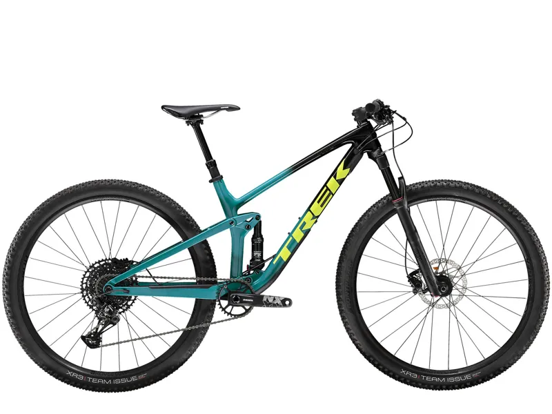 Trek Top Fuel 9.7 NX Carbon FS Mountain Bike in Black