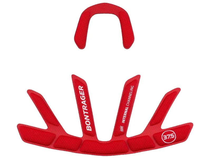 Bontrager Velocis MIPS Helmet Pad Set in Red