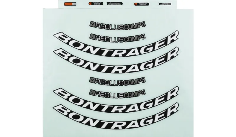 Bontrager Aeolus Comp Wheel Decals in Grey