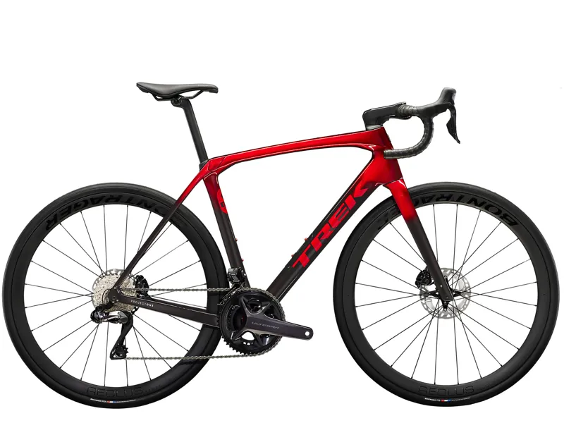 Trek Domane SLR 7 Gen 4 Gravel Bike in Red Carbon Smoke
