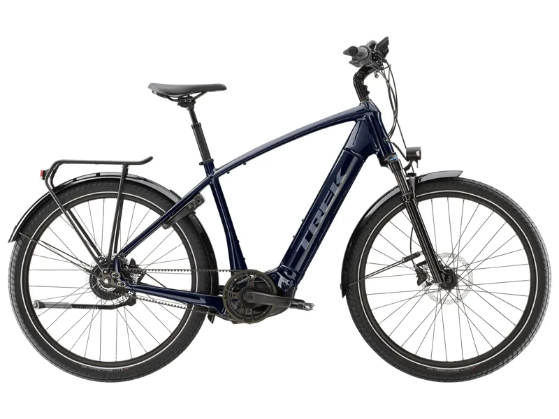 Trek Allant+ 9 Lowstep Electric Bike in Deep Dark Blue
