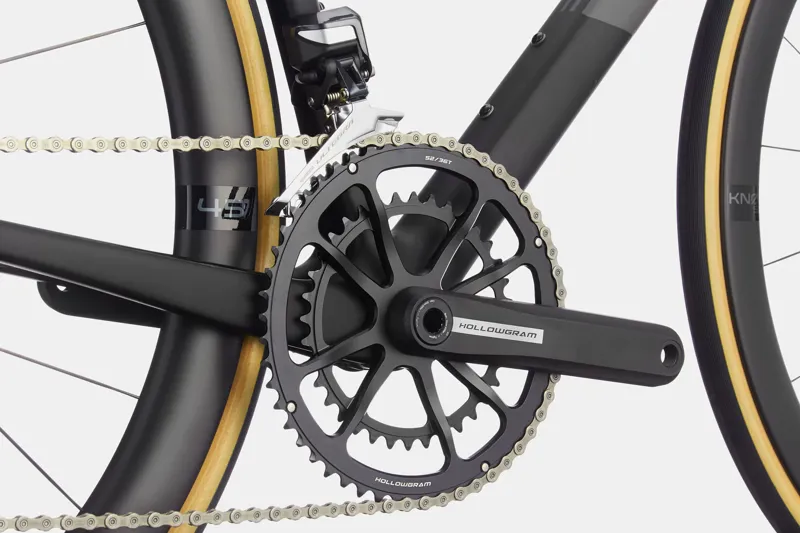 2021 Cannondale SuperSix EVO Hi-MOD Disc Ult. Di2 Road Bike in Black -3