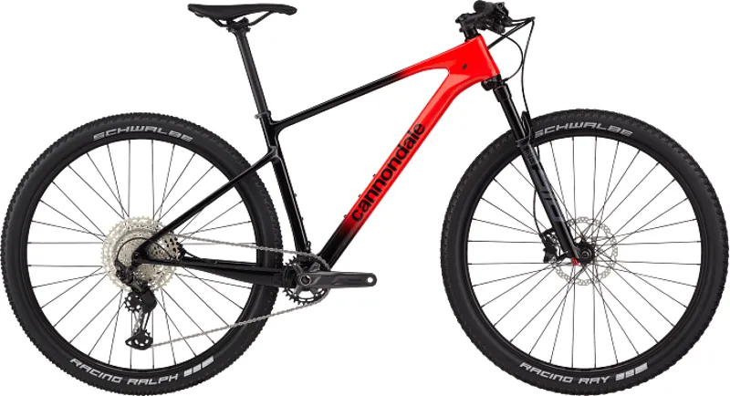  Cannondale Scalpel HT Carbon 4 XC Mountain Bike in Acid Red
