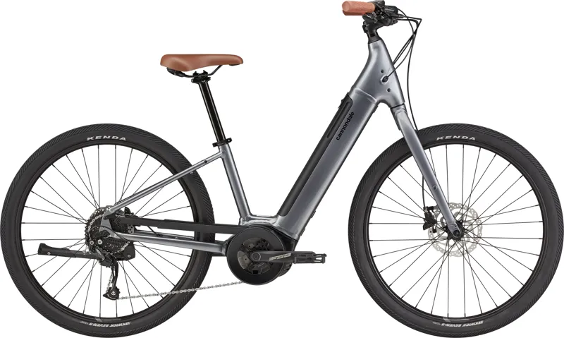  Cannondale Adventure Neo 4 Electric Bike in Grey
