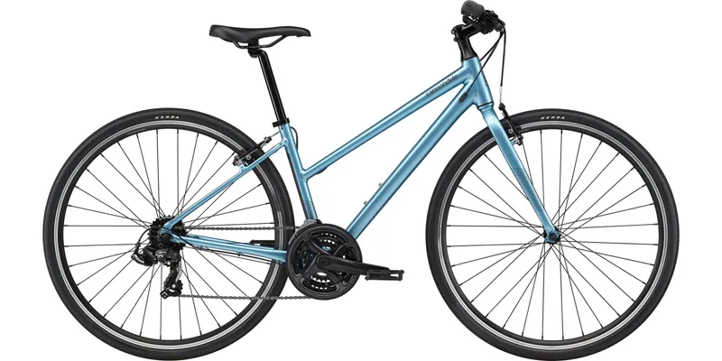  Cannondale Quick 6 Remixte Womens Fitness Bike in Blue