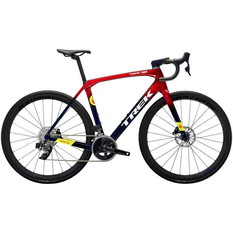 2023 Trek Domane SLR 6 eTap Road Bike in Metallic Red Smoke/Blue Smoke