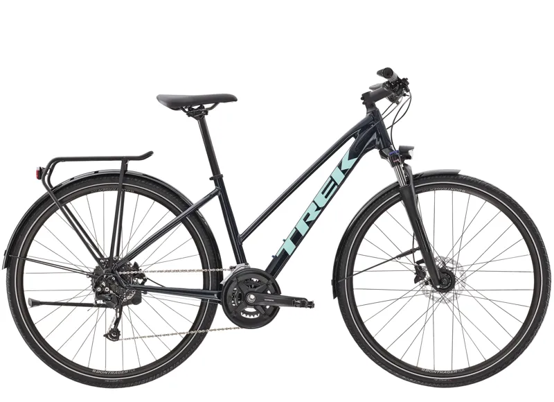 Trek Dual Sport 3 Equipped Stagger Hybrid Bike in Blue