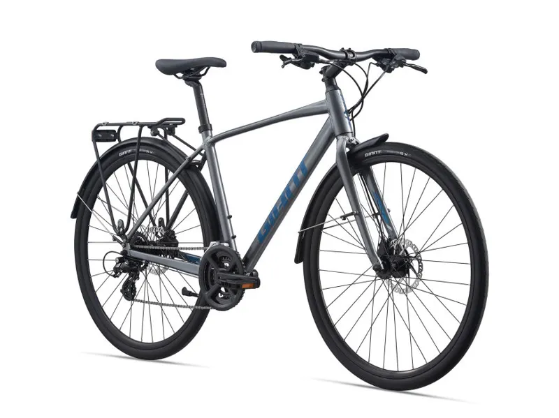  Giant Escape 2 City Disc Hybrid Bike in Silver-8