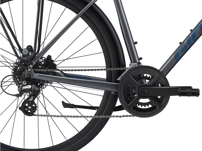  Giant Escape 2 City Disc Hybrid Bike in Silver-4