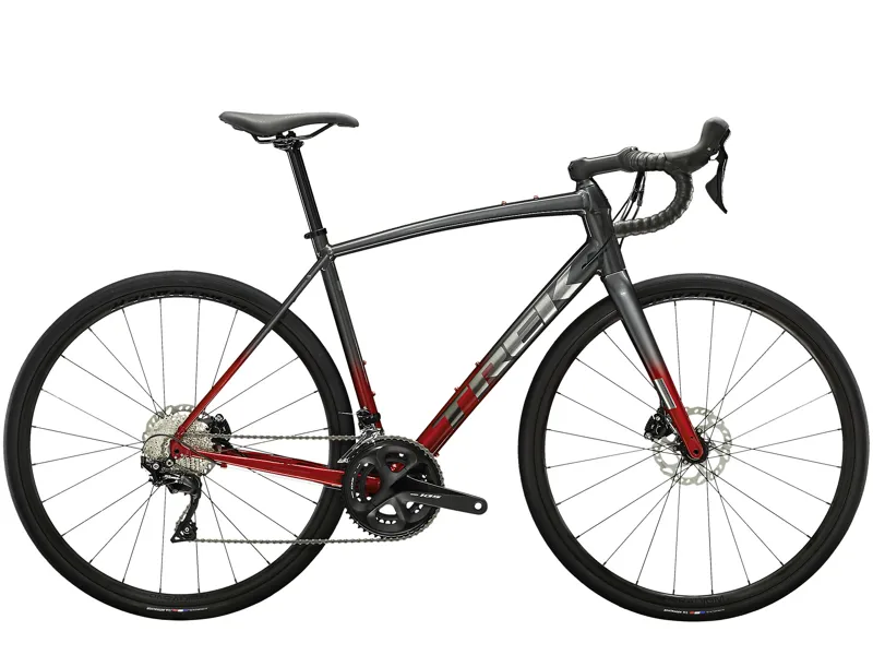 Trek Domane Al 5 Road Bike in Lithium Grey Crimson