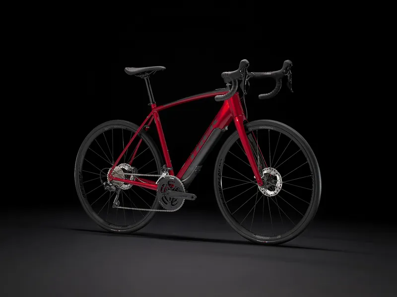 Trek Domane+ ALR Road Bike in Red-1