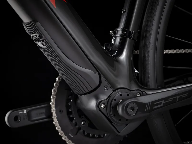 Trek Domane + LT Electric Road Bike in Red/Black-2