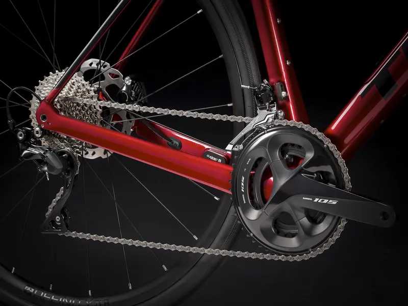 Trek Domane SL 5 Disc Carbon Road Bike in Red-7