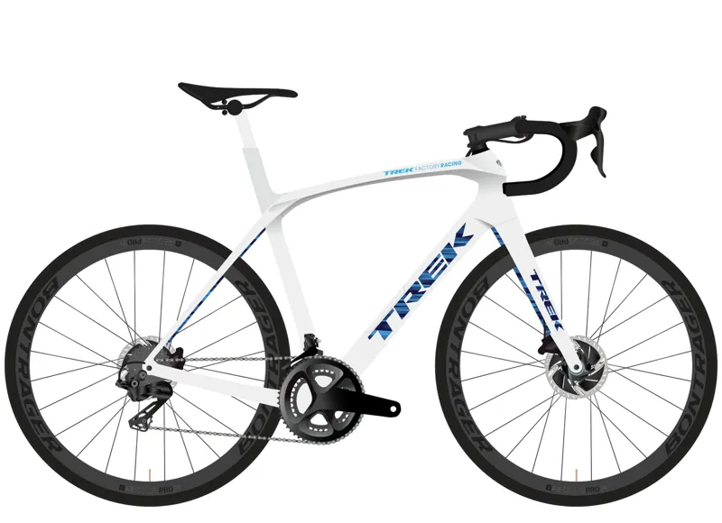  Trek Domane SLR 7 Road Bike in Trek White/Blue
