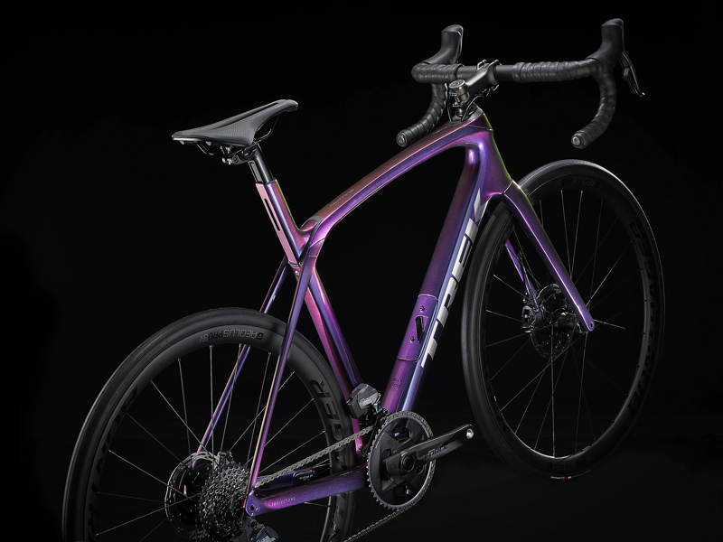 2022 Trek Domane SLR 7 eTap Road Bike in Purple-11