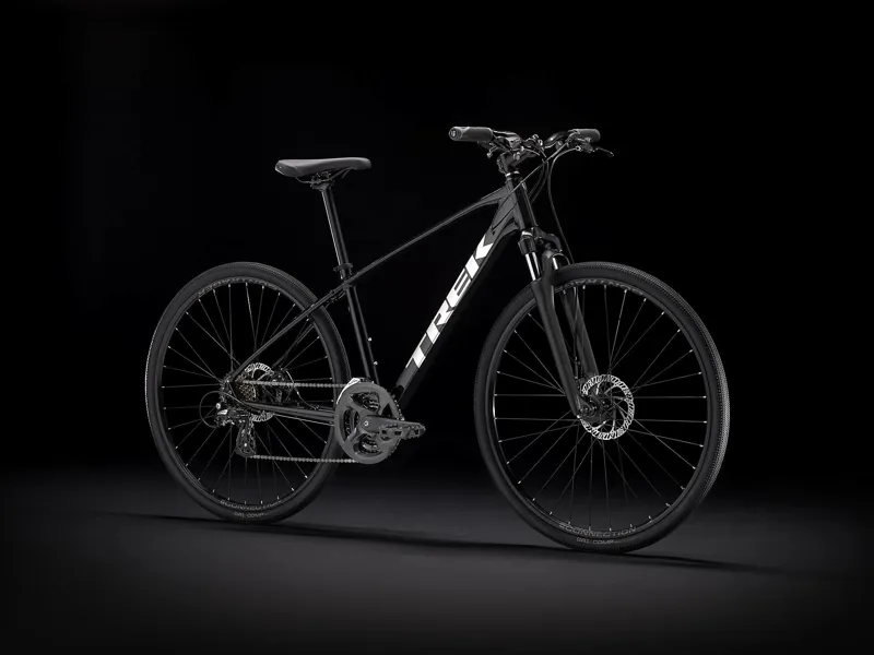 Trek Dual Sport 1 Hybrid Bike 2021 in Black-1