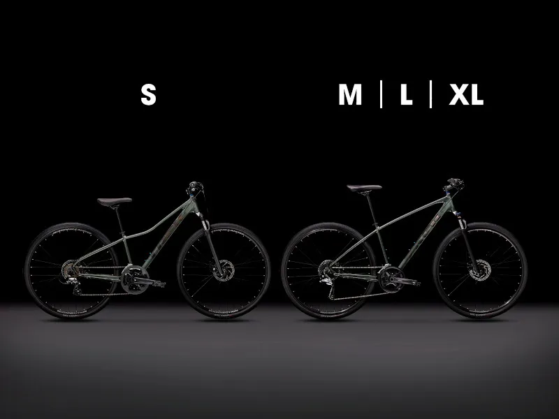 Trek Dual Sport 2 Equipped Hybrid Bike in Silver-3