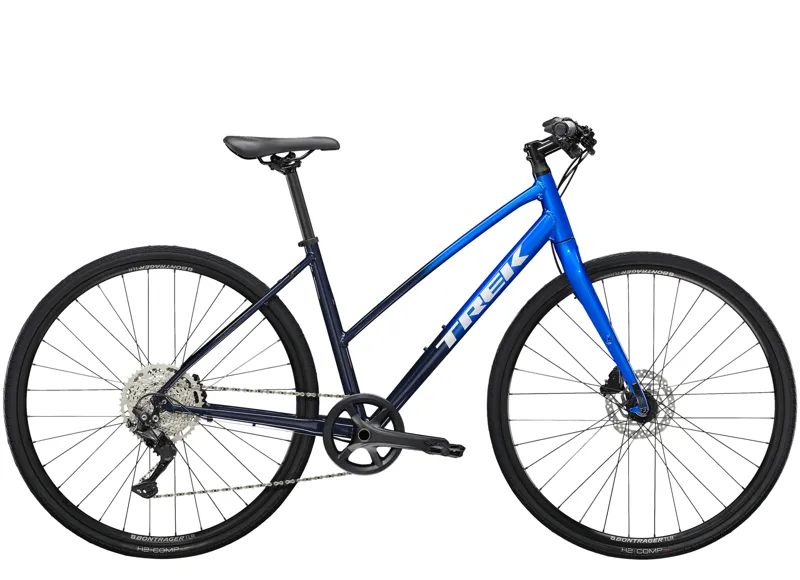  Trek FX 3 Disc Stagger Womens Hybrid Bike in Alpine Blue