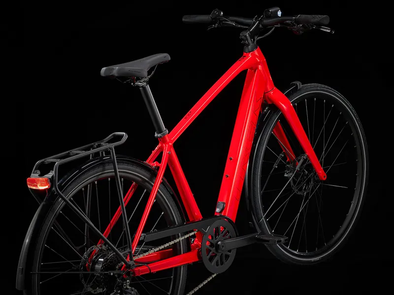 Trek Fx+ 2 Viper Red Electric Hybrid Bike-2
