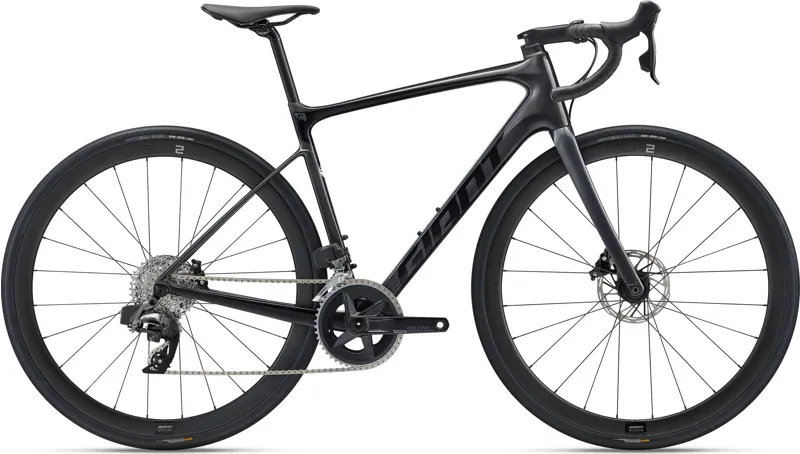 Giant Defy Advanced Pro 2 AX Carbon Road Bike in Black Chrome/Black