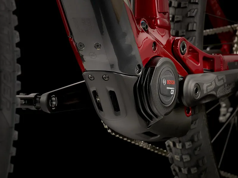 Trek Rail 5 625w Deore eMountain Bike in Crimson/Lithium Grey-5